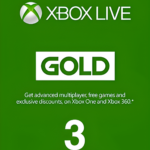 Xbox Live GOLD Subscription Card 3 Months Xbox Live GLOBAL