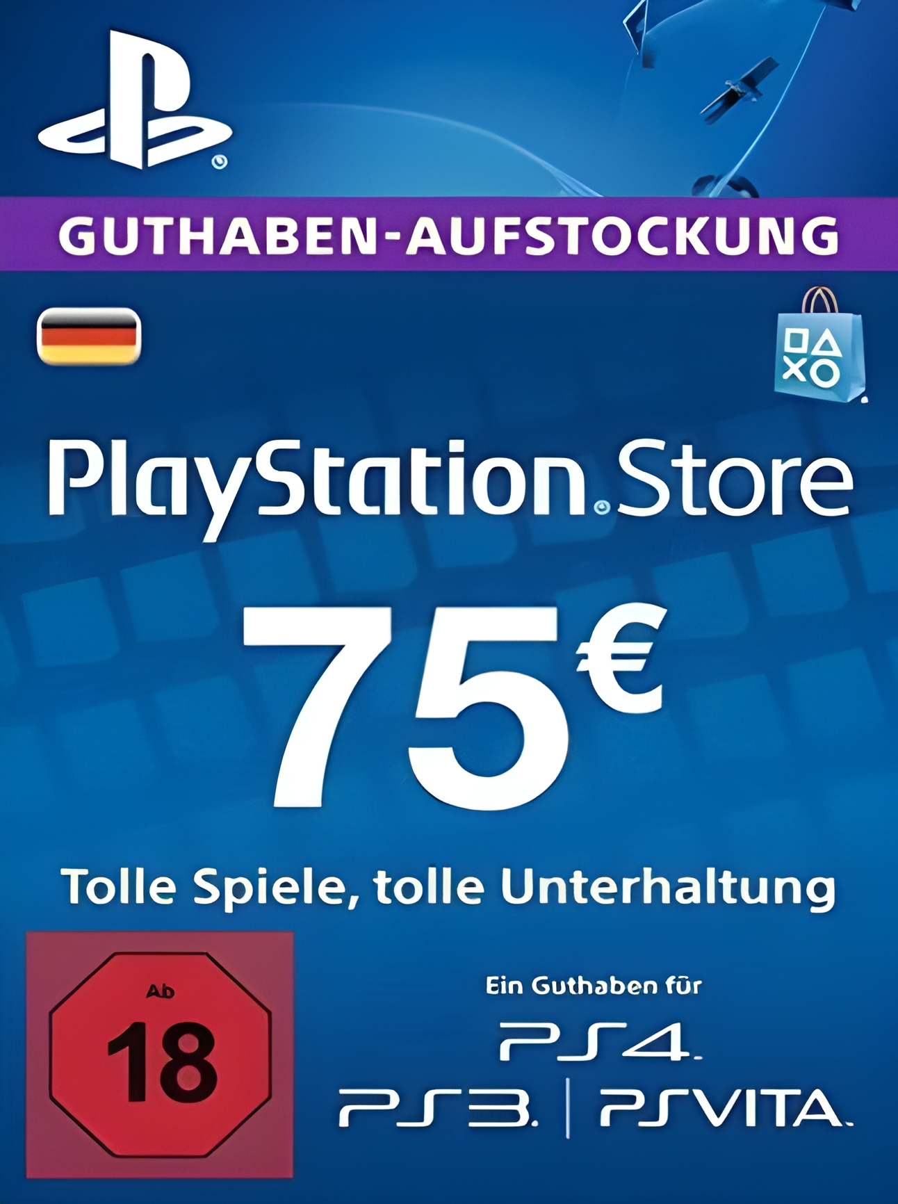 product-10000000702.png PlayStation Network Gift Card 75 EUR - PSN Germany - Image 1