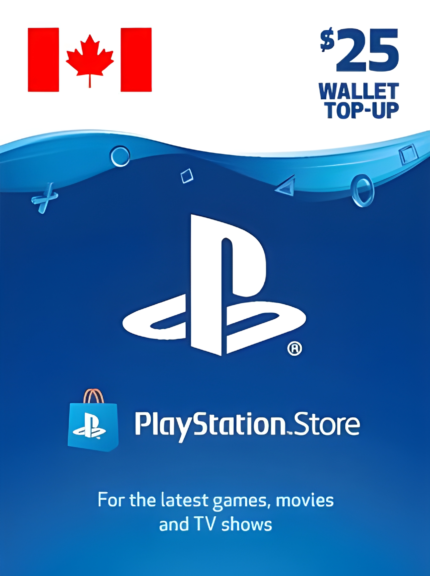 PlayStation Network Gift Card 25 CAD - PSN Canada