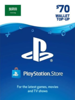 PlayStation Network Gift Card 70 USD - PSN Saudi Arabia